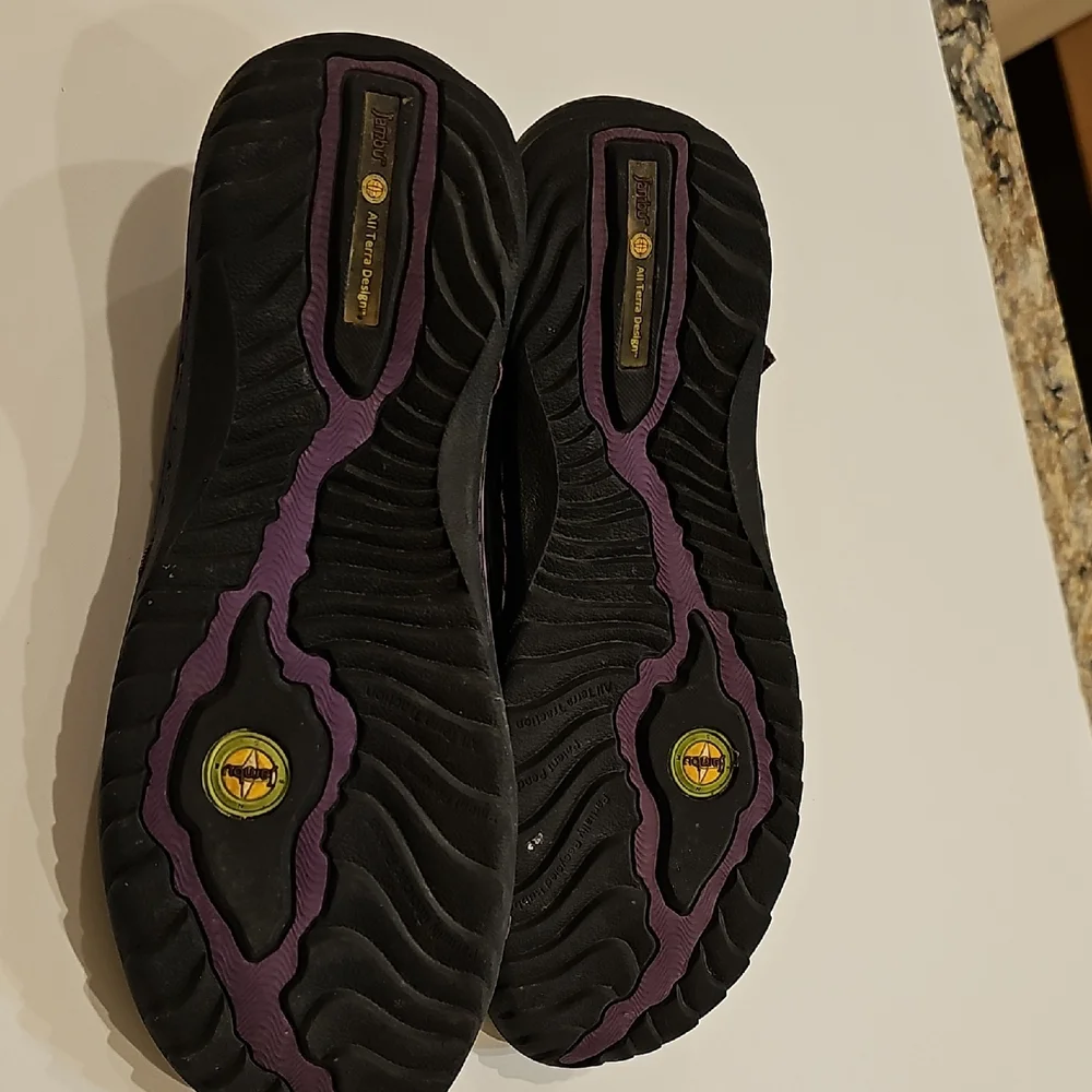 Jambu Black and Purple Mary Jane Flats Size 8M Women's - Picture 8 of 9